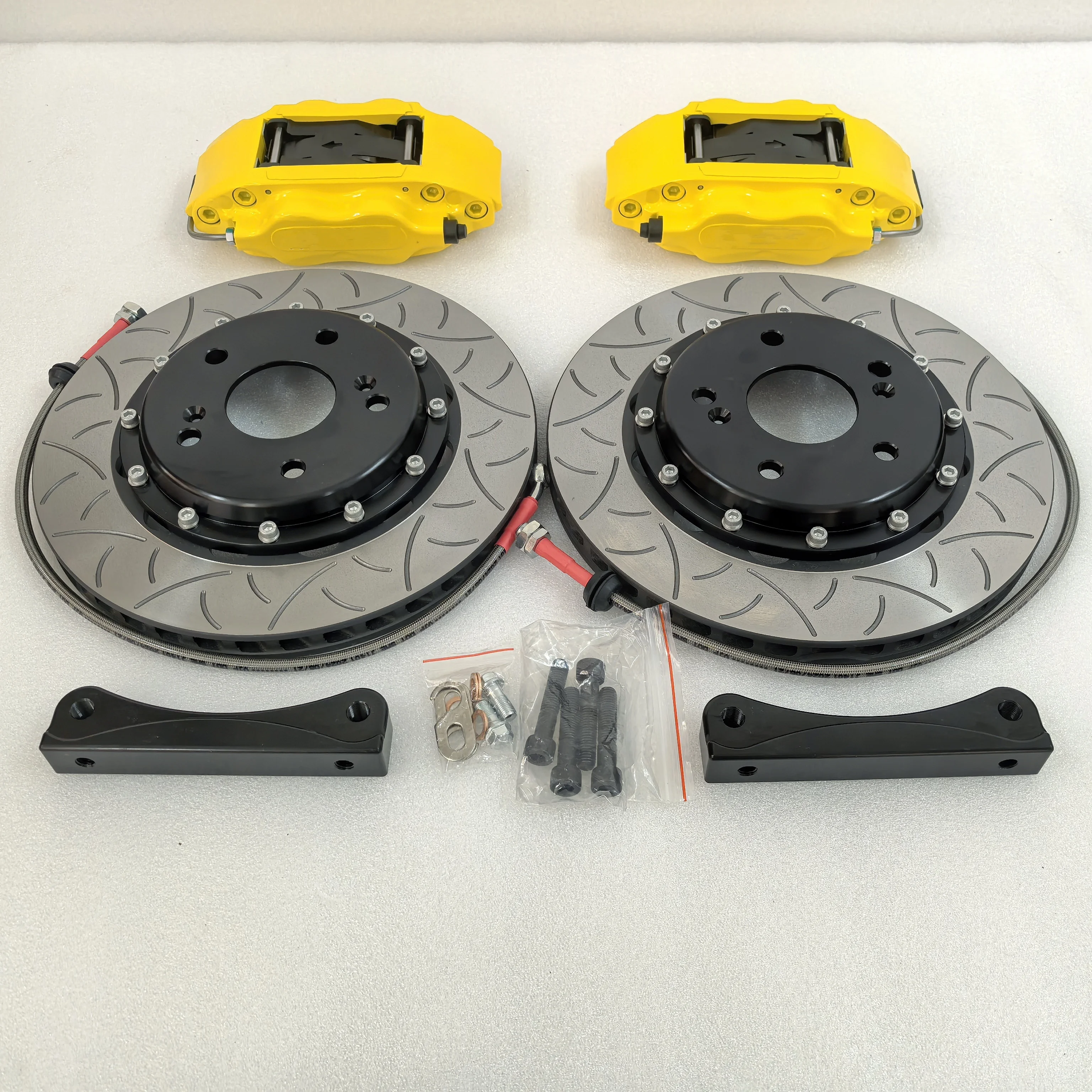 Комплект 4-поршневых зажимов Jekit автомобильные колесные тормоза для Honda Nissan 15 16