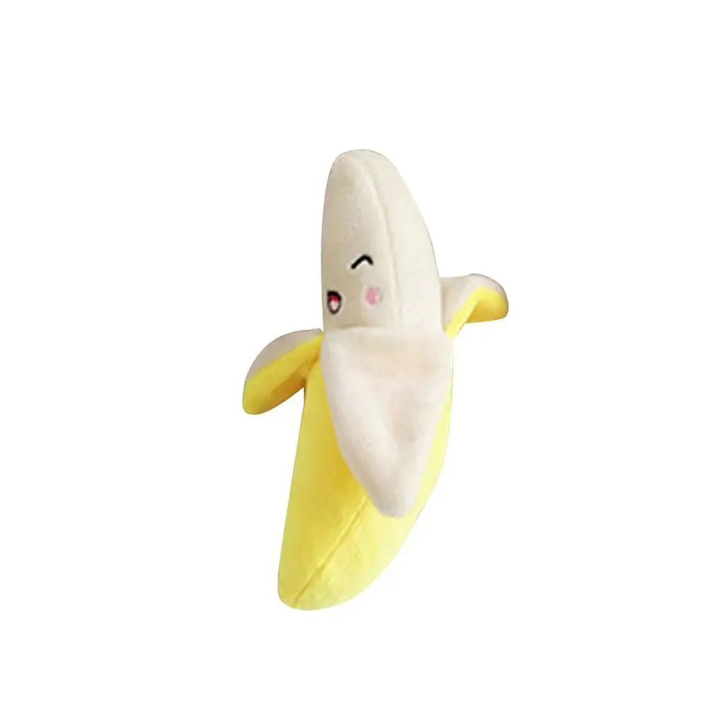 

Dog Puppy Chew Toy Squeaky Short Plush Sound Cute Vegetable Carrot Design Toys Safety Non-toxic Durable to Squeeze for Pets Toys