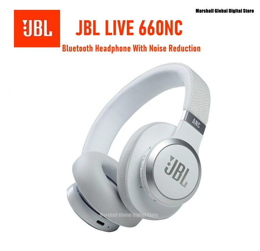 Оригинальная Bluetooth-гарнитура JBL LIVE660NC TWS-наушники с активным шумоподавлением