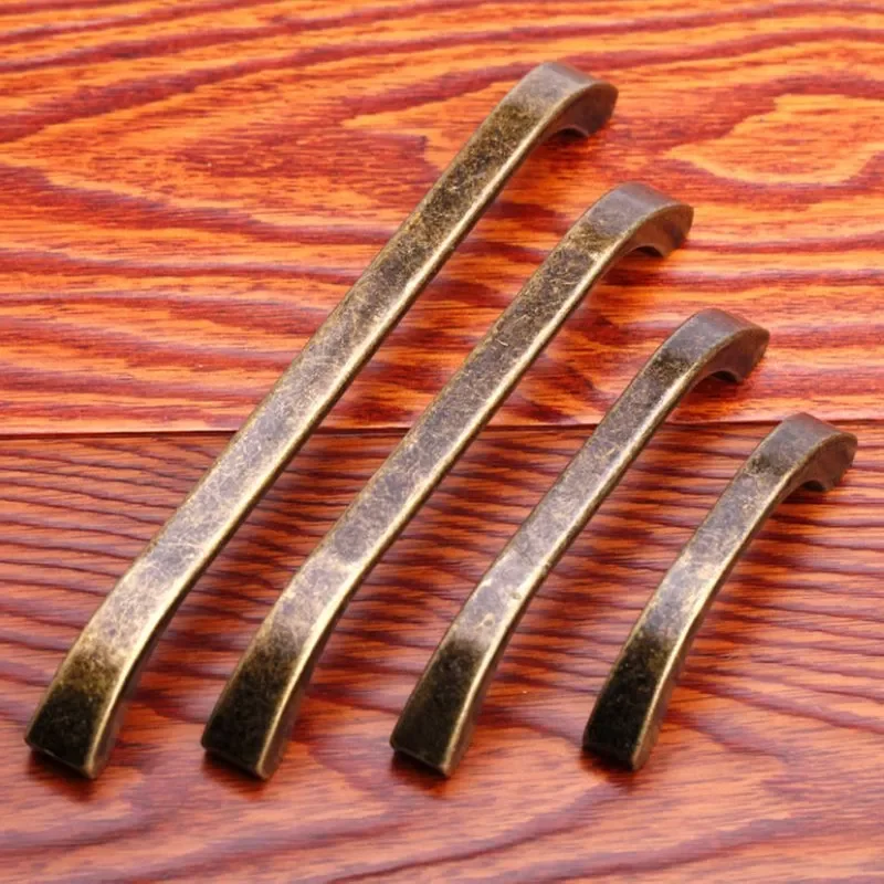 

Antique Brass Zinc Alloy Furniture handle Drawer handle Kitchen Cabinet Knobs and Handles
