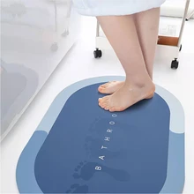 Super Absorbent Bath Mat Quick Drying Bathroom Rug Non-slip Entrance Doormat Nappa Skin Floor Mats Toilet Carpet Home Decor Super Absorbent Bath Mat Quick Drying Bathroom Rug Non-slip Entrance Doormat Nappa Skin Floor Mats Toilet Carpet Home Decor
