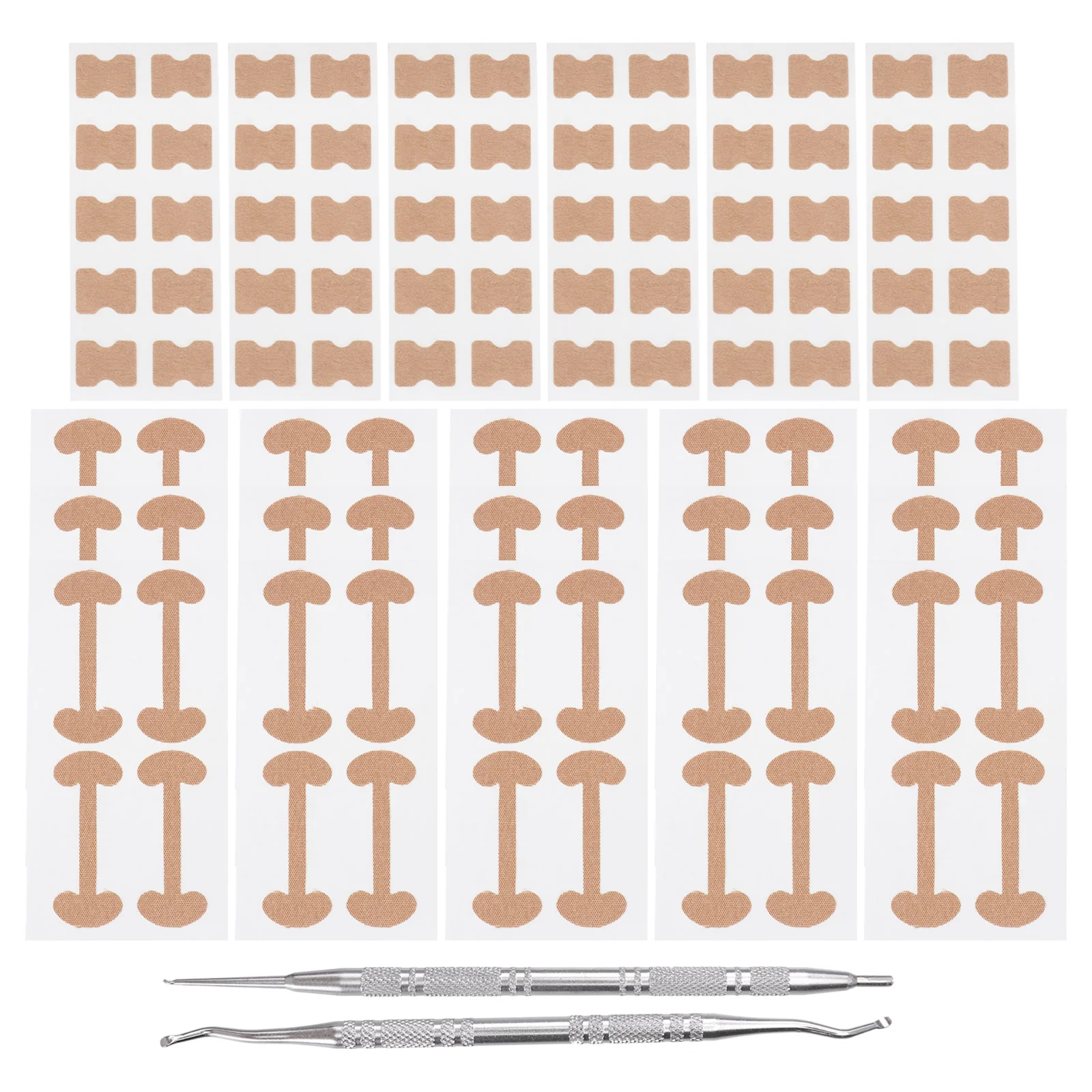 Ортопедические растягивающиеся наклейки для ногтей набор наклеек пилочка