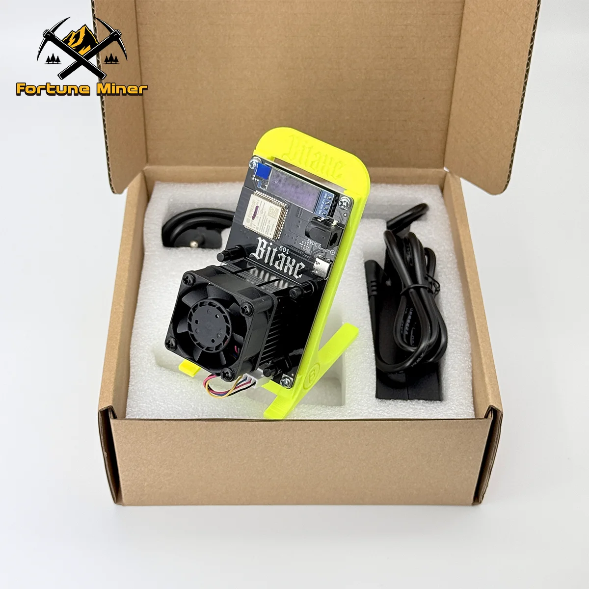 Новый Bitcoin Gamma 601 Lucky Miner 1.2THs 18W Asic Chip Solo Miner для майнинга BTC Bitcoin, с вилкой UKUSAUBREU, желтый (art.: 3920d028d72ca) - 3920d028d72ca