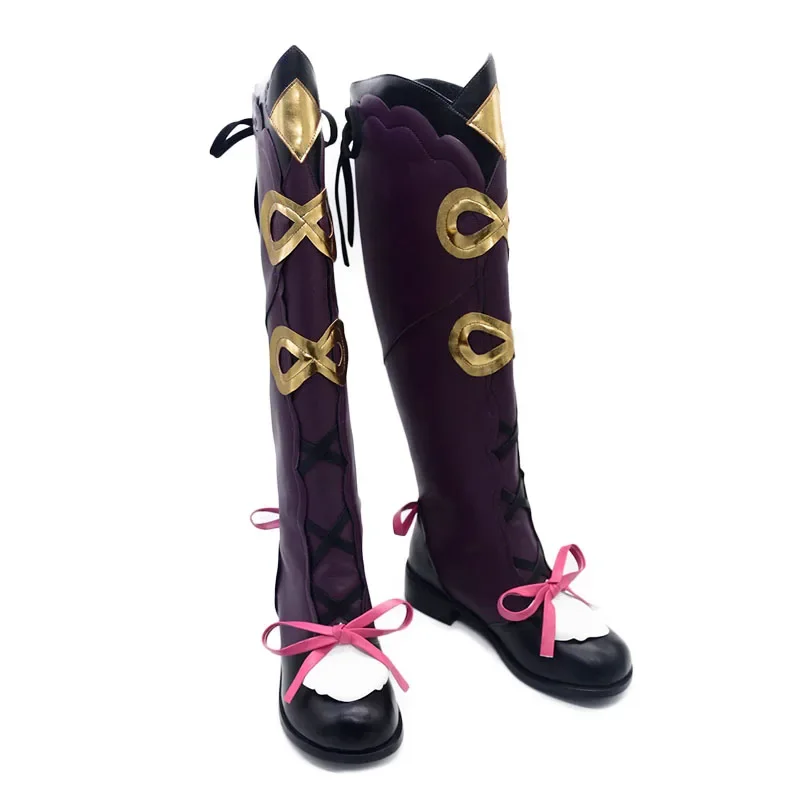 Игра Genshin Impact Yunjin обувь для косплея ботинки женщин и девочек костюм Yun Jin на