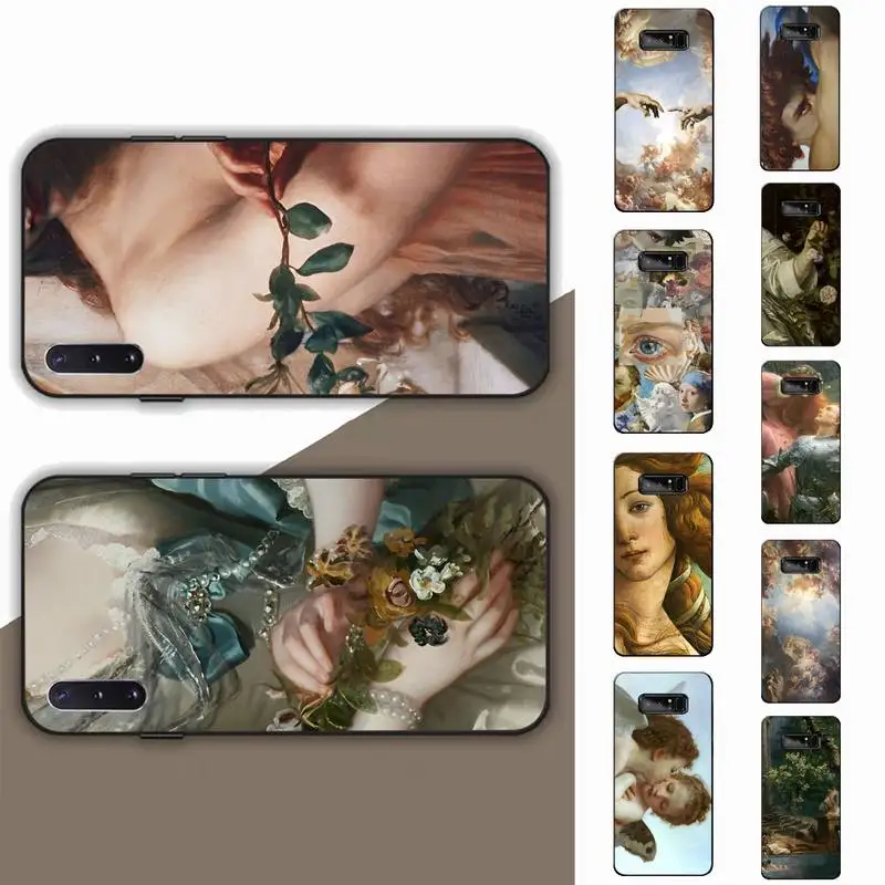 

Renaissance art Painting Phone Case For Samsung Note 8 9 10 20 pro plus lite M 10 11 20 30 21 31 51 A 21 22 42 02 03