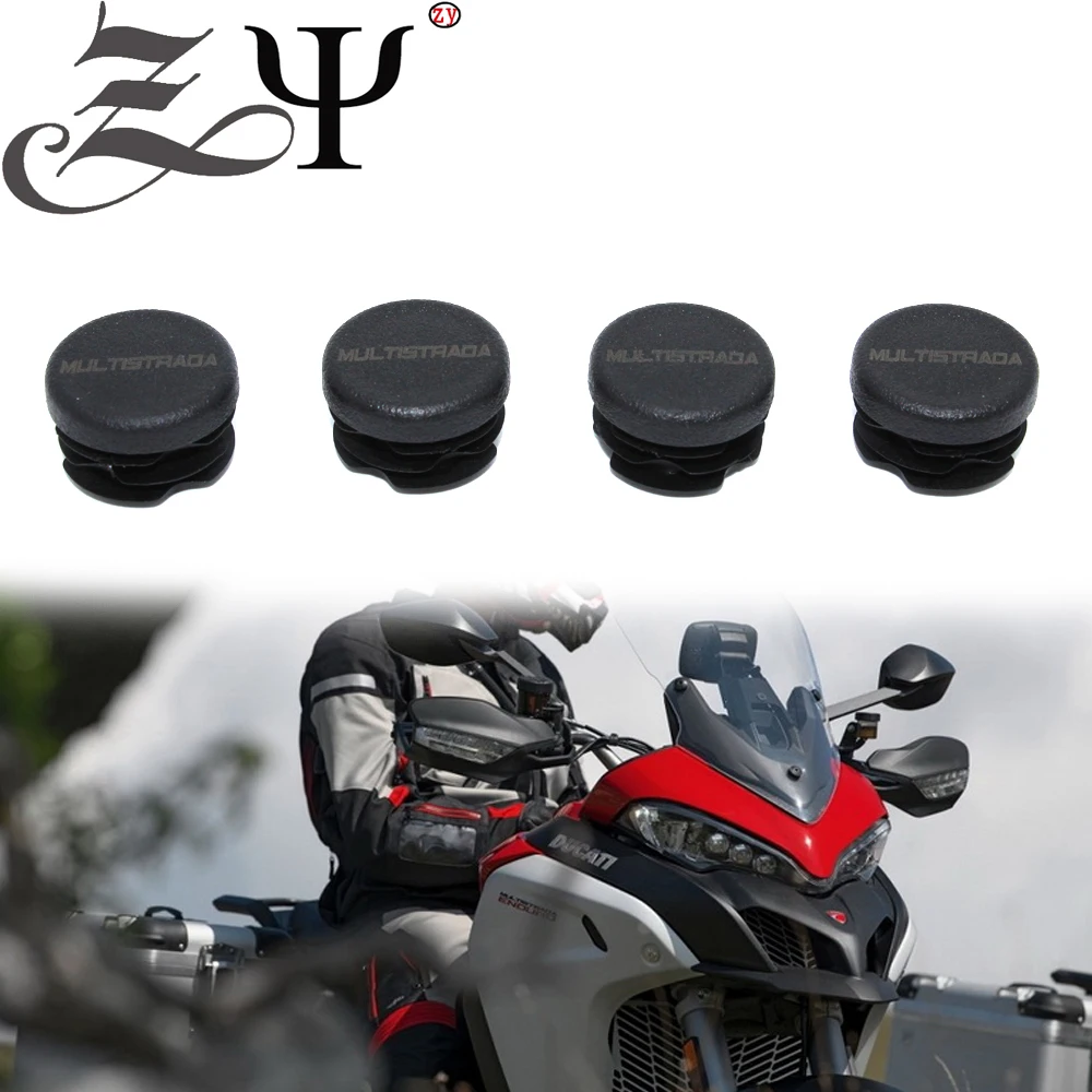 

Frame End Caps Fairing Screws Frame Hole Cap Cover Plug Decor For Ducati Multistrada 1260 1260s 2018-2021