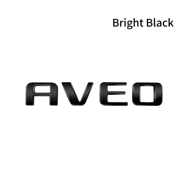 

Металлическая 3D наклейка из сплава для стайлинга автомобиля для Chevrolet Aveo, с буквами и логотипом, эмблема, наклейка, Декор, аксессуары для задних дверей автомобиля