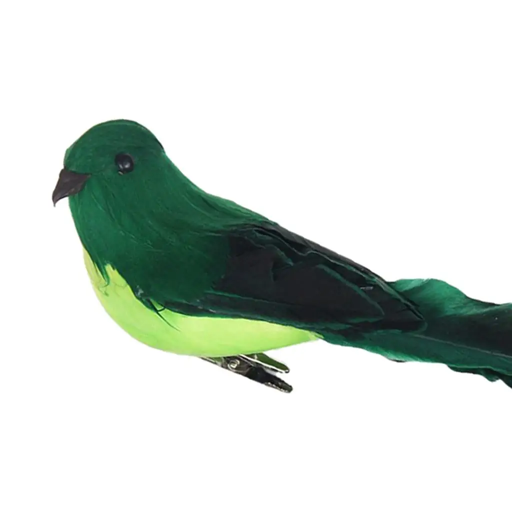 Handcraft Artificial Feathered Birds Model Decor Home Garden Shop Window