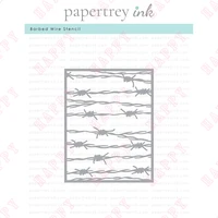 2022 new hot sole barbed wire stencils for photo album scrapbook diary diy decoration embossing template greeting card handmade