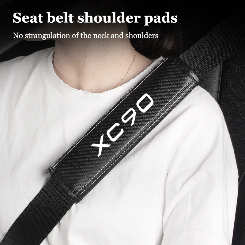 2 шт. защитные накладки для ремня безопасности Volvo XC90 XC60 T6 S60 C70 XC40 V40 XC70 V70 V60 V50 S80 V90 |