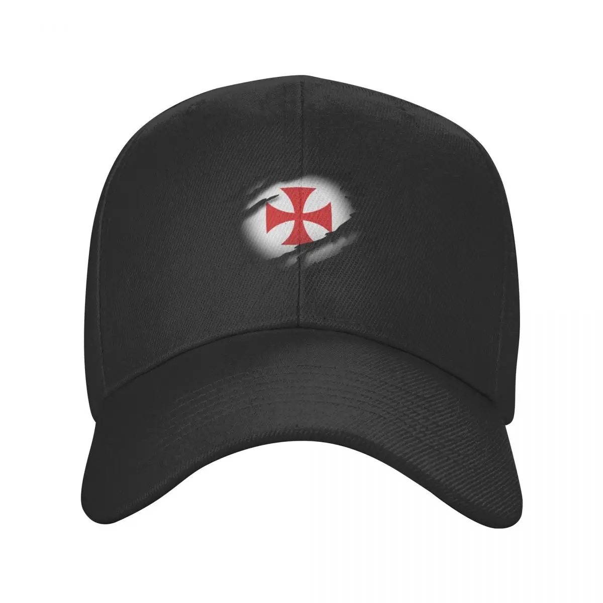 

Punk Unisex Knight Templar Cross Baseball Cap Adult Adjustable Dad Hat for Men Women Outdoor Snapback Caps