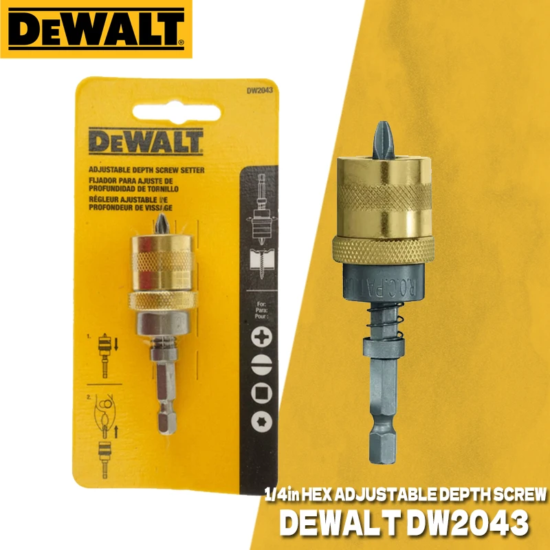 

DEWALT DW2043 шестигранный регулируемый винт установщик глубины