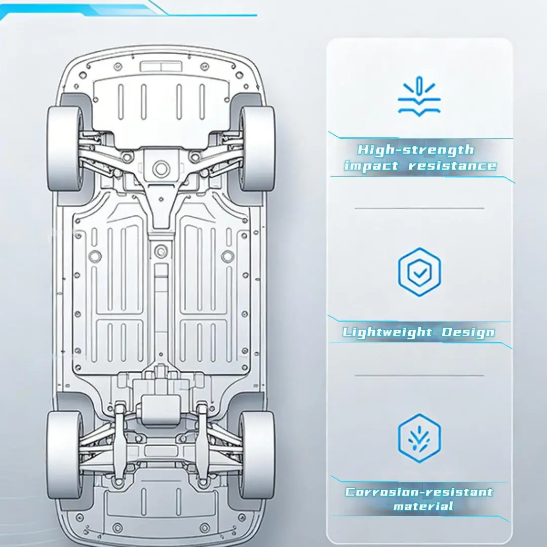Фото Защитная пластина днища для Geely Starwish 410KM, оригинальное расположение отверстий №5