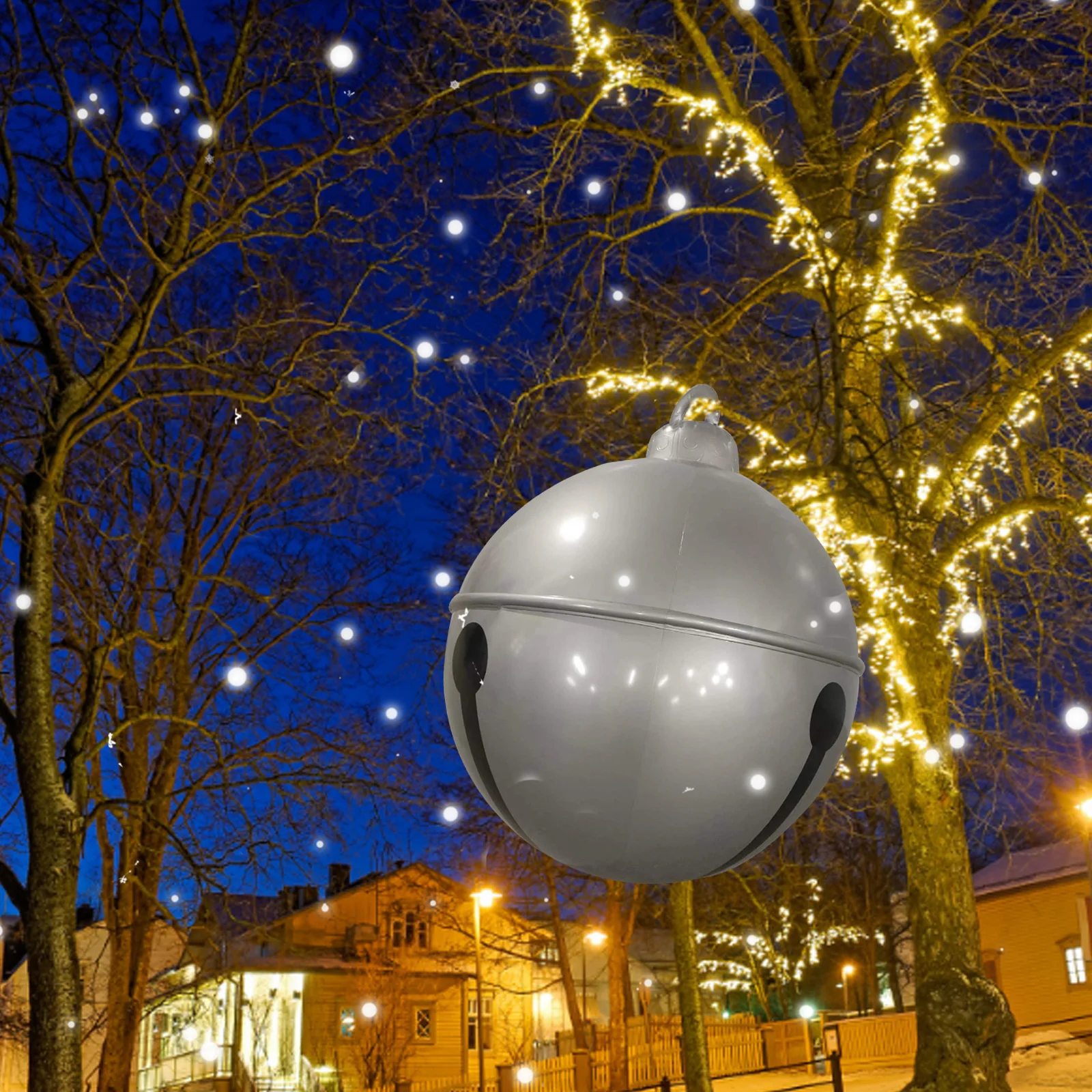 

Рождественский надувной шар, забавные рождественские игрушки из ПВХ, шары, украшение в виде капли, водонепроницаемые гигантские рождествен...