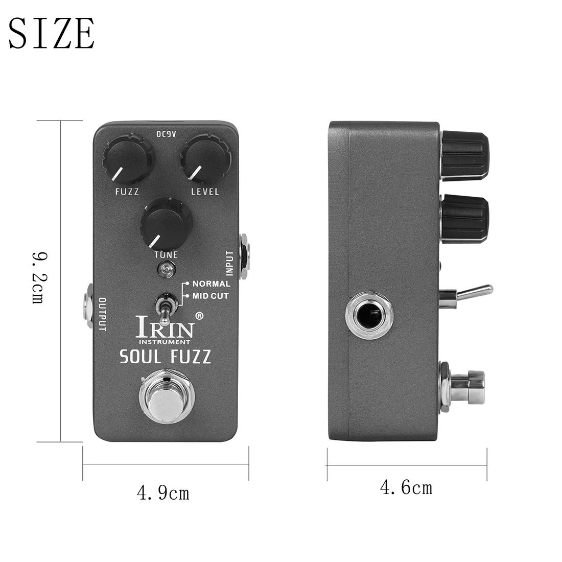 IRIN RS-11 Soul Fuzz педаль эффектов для электрогитары Mini Single Guitar True Bypass аксессуары и