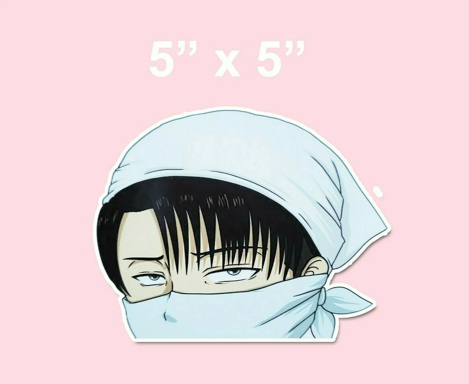 

For Levi Ackerman Peeker Peeking Sticker Anime Car Decal Vinyl Bumper