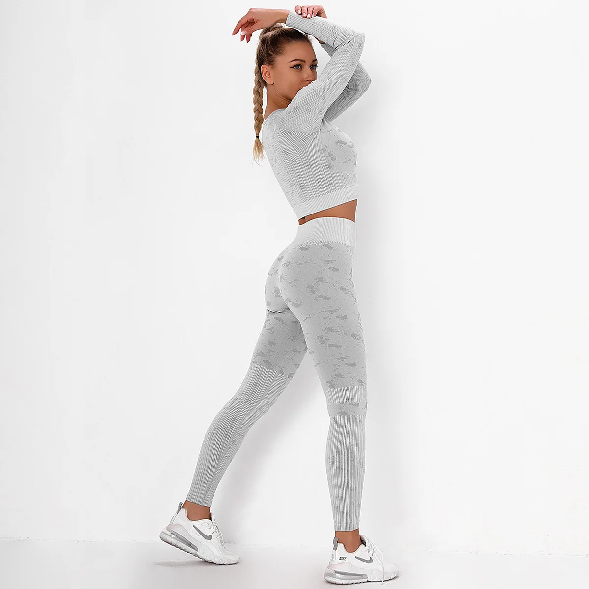 

2022 Hot Fashion Winter Ladies Yoga Gym Pants Sports Suit For Women