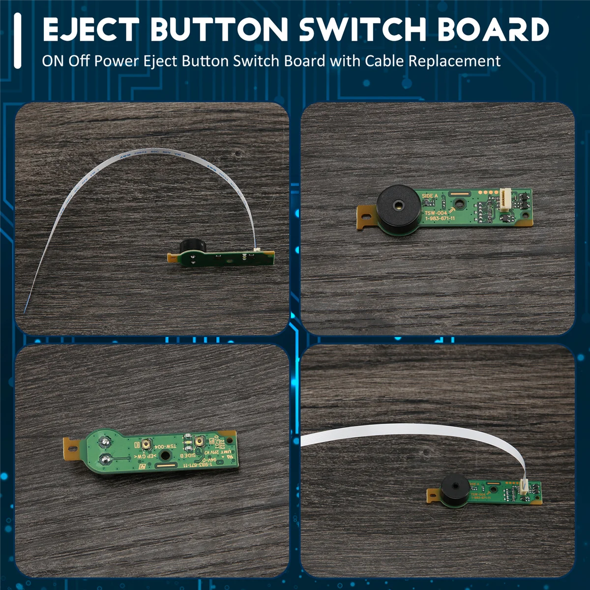 Плата переключателя кнопки включения/выключения питания с заменой кабеля для Slim