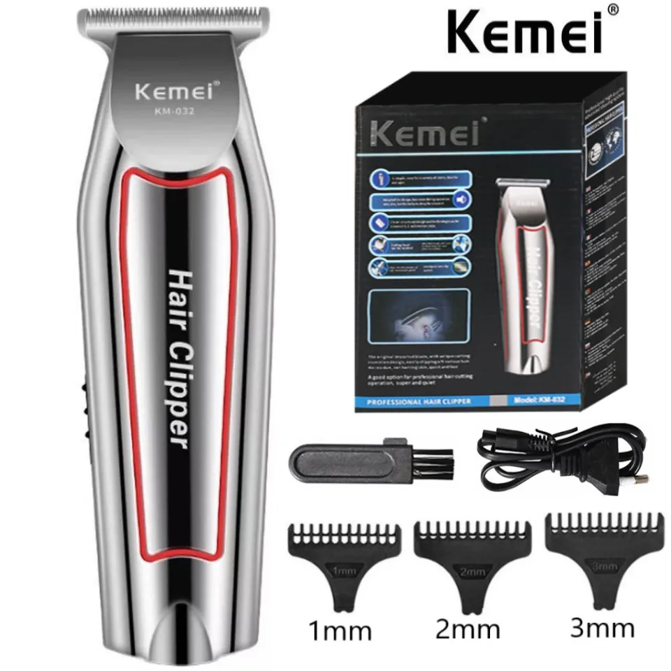 Kemei  Professional Hair Trimmer Electric Beard Trimmer For 