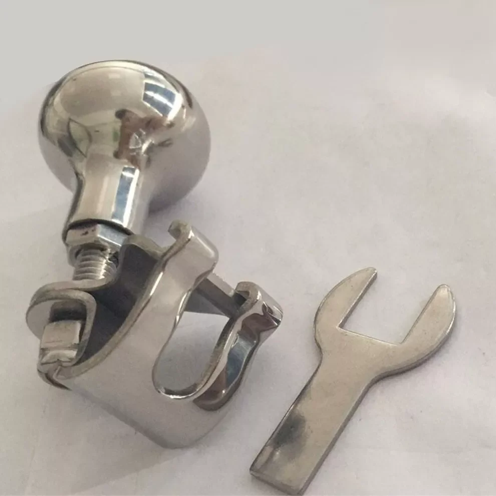 

Stainless steel steering wheel aid Knob Knob For Universal Boat Camper Tractor