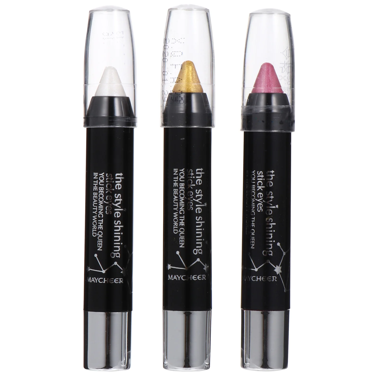 

Eyeshadow Pen Eye Makeup Shadow Pens Sticks Girl Glitter Shiny Crayons Stick Shimmer Useful Supplies Colored Tools Brightener