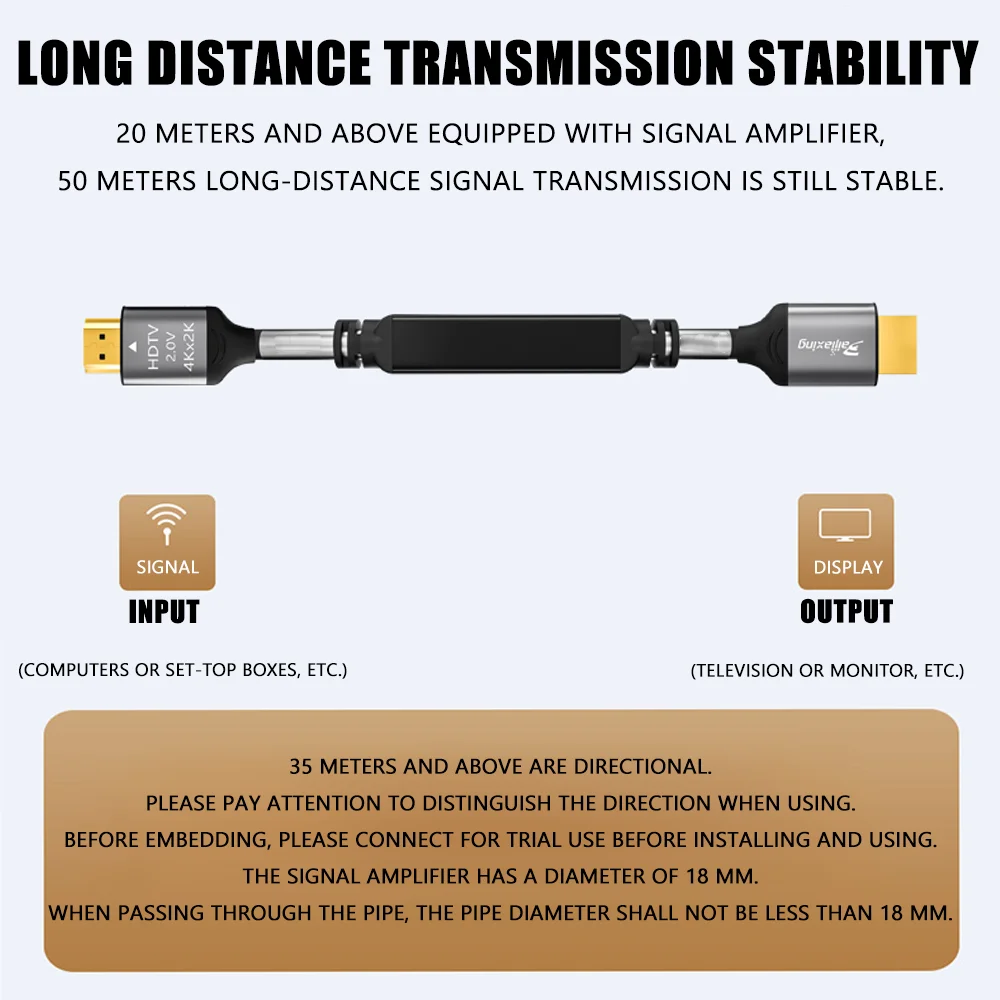 Высокоскоростной кабель HDMI 4K 18 Гбит/с плетеный 2.0 HDR 3D совместимый с MacBook Pro 2021 UHD