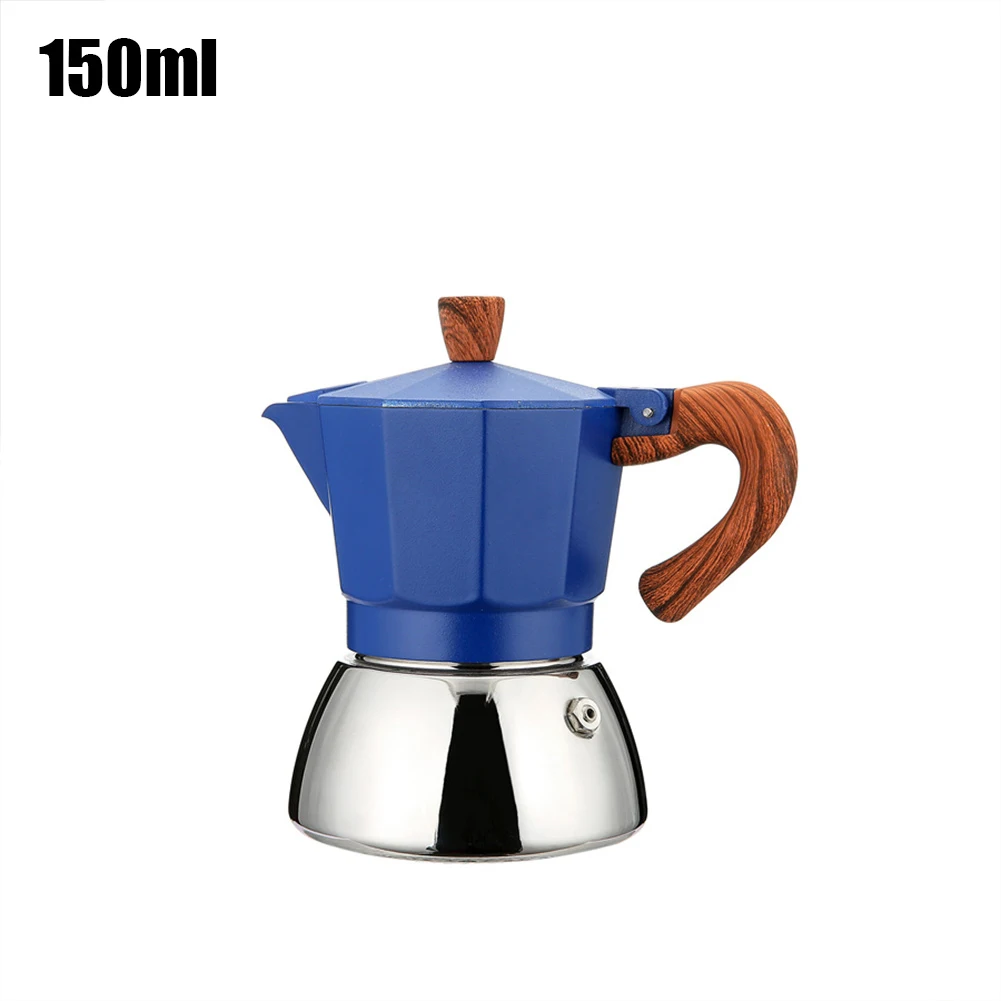 

Moka Pot Coffee Maker 3 Cups (150 Ml) 430 Stainless Steel 6 Cups (300 Ml) Card Pot Coffee Espresso Maker Italian Style