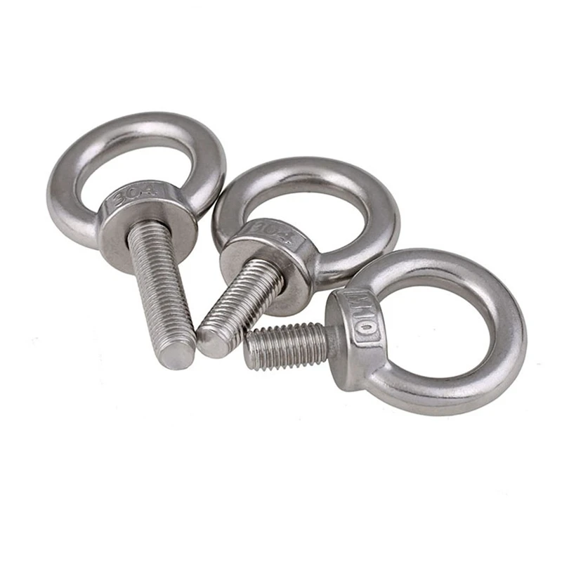 1-2 шт. подъемные гайки/винтовое кольцо eyebolt hooking гайка Винты M3 M4 M5 M6 M8 M10 M12 304