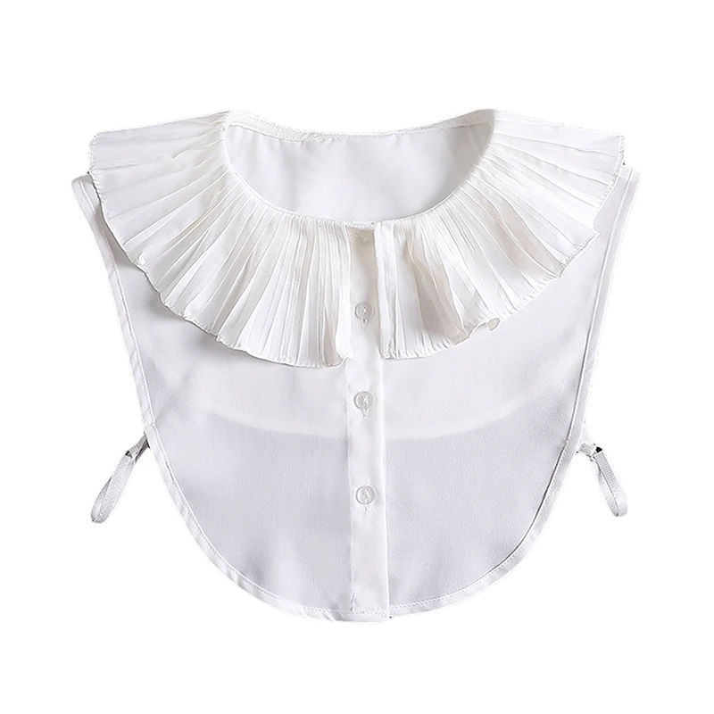 

Grace Fake Collar Shirt Women Shawl Detachable Shirt Collar Lace False Collar Lapel Blouse Women Clothes Accessories Faux Col