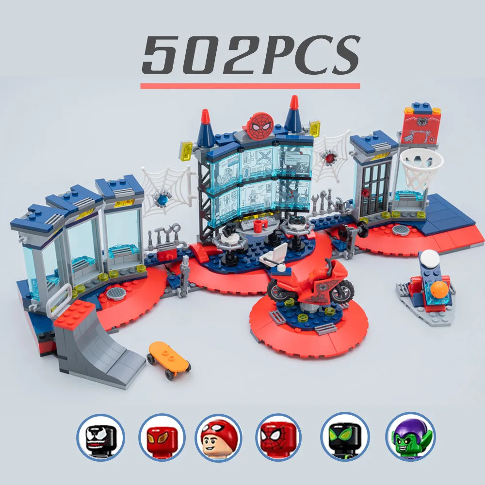 

Disney Spiders Heroes Lairs Toys Mans Mini Dolls Toys Figure Fit 76175 Building Block Brick Kid Gift Kid Boys Set