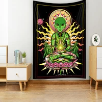 funny alien wall hangings tapestries art deco blankets curtains to hang at home bedroom living room decor