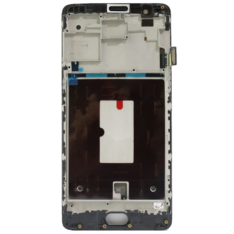 100% Tested 5.5 inches OLED Display with frame for OnePlus 3 1+3 3T A3000 LCD Touch Screen Digitizer Replacement Parts | Мобильные