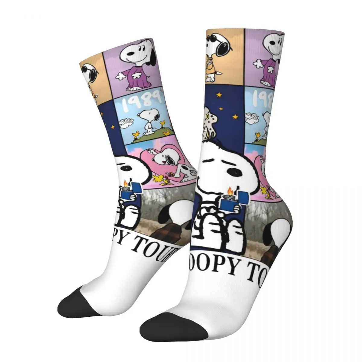 Женские супер мягкие смешные носки со Снупи с героями мультфильмов для весны