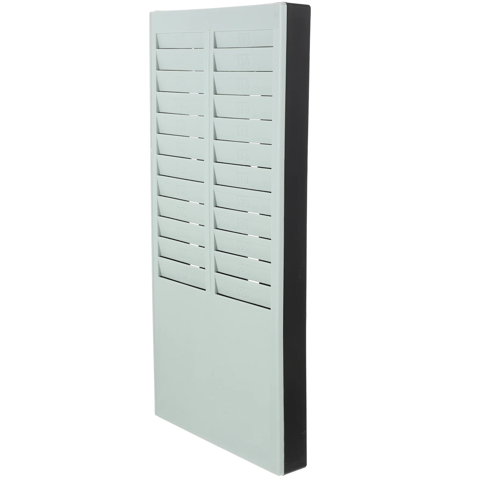 

24-digit Attendance Card Holder Wall Mount Cards Time Shelf Rack Holders Wall Mount Rack