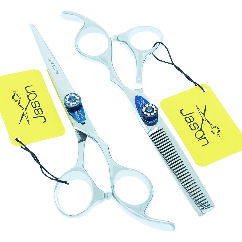 

Jason 6 inch Hair Scissors Japan Steel Professional Barber Cutting Tools Salon Thinning Hairdressing Styling Supplies A0086D