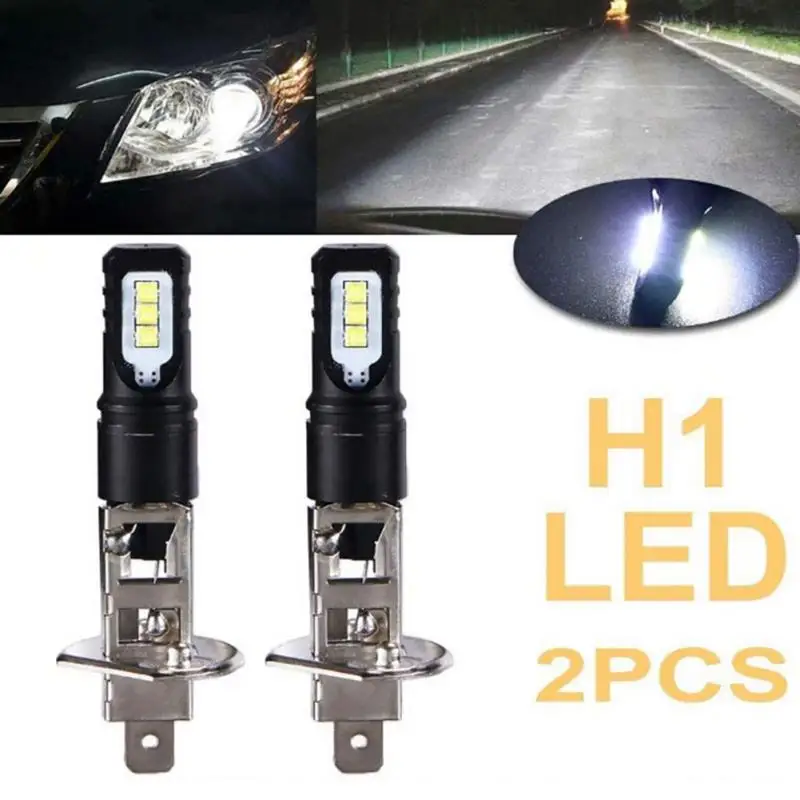 

High Power High Low Beam Fog Lamps Energy Saving Universal Fog Lamp H3 / H1 80w Csp 2525 6led Led Headlight Bulb Kit