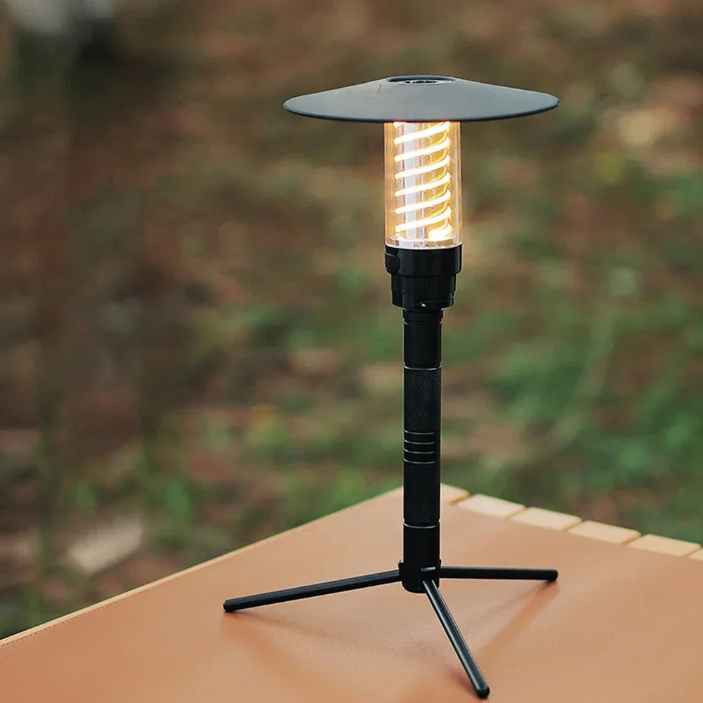 

Camping Lights Support Foldable Tripod Stand Aluminum Lantern Stand Holder Foldable Light Support Holder For Picnic Camping