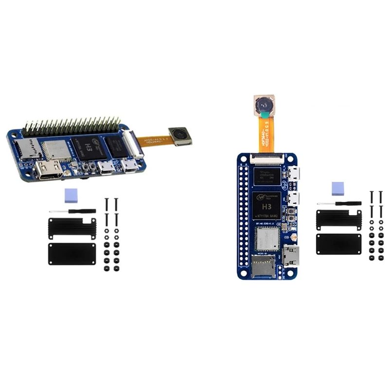 

Для бананов Pi M2 Zero 512MB Allwinner H3 макетная плата OV5640 камера + алюминиевая искусственная сварка