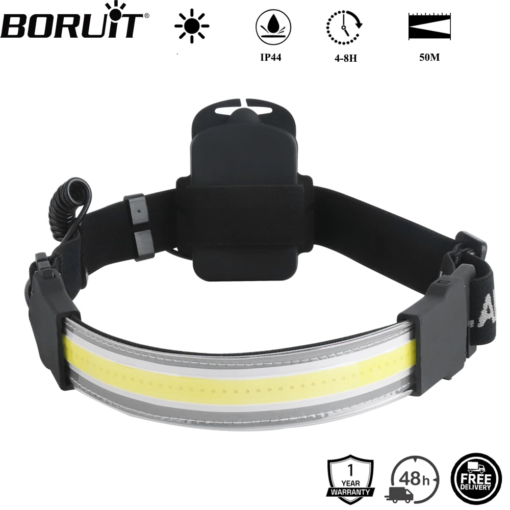 

BORUiT B15 COB налобный фонарь 400LM