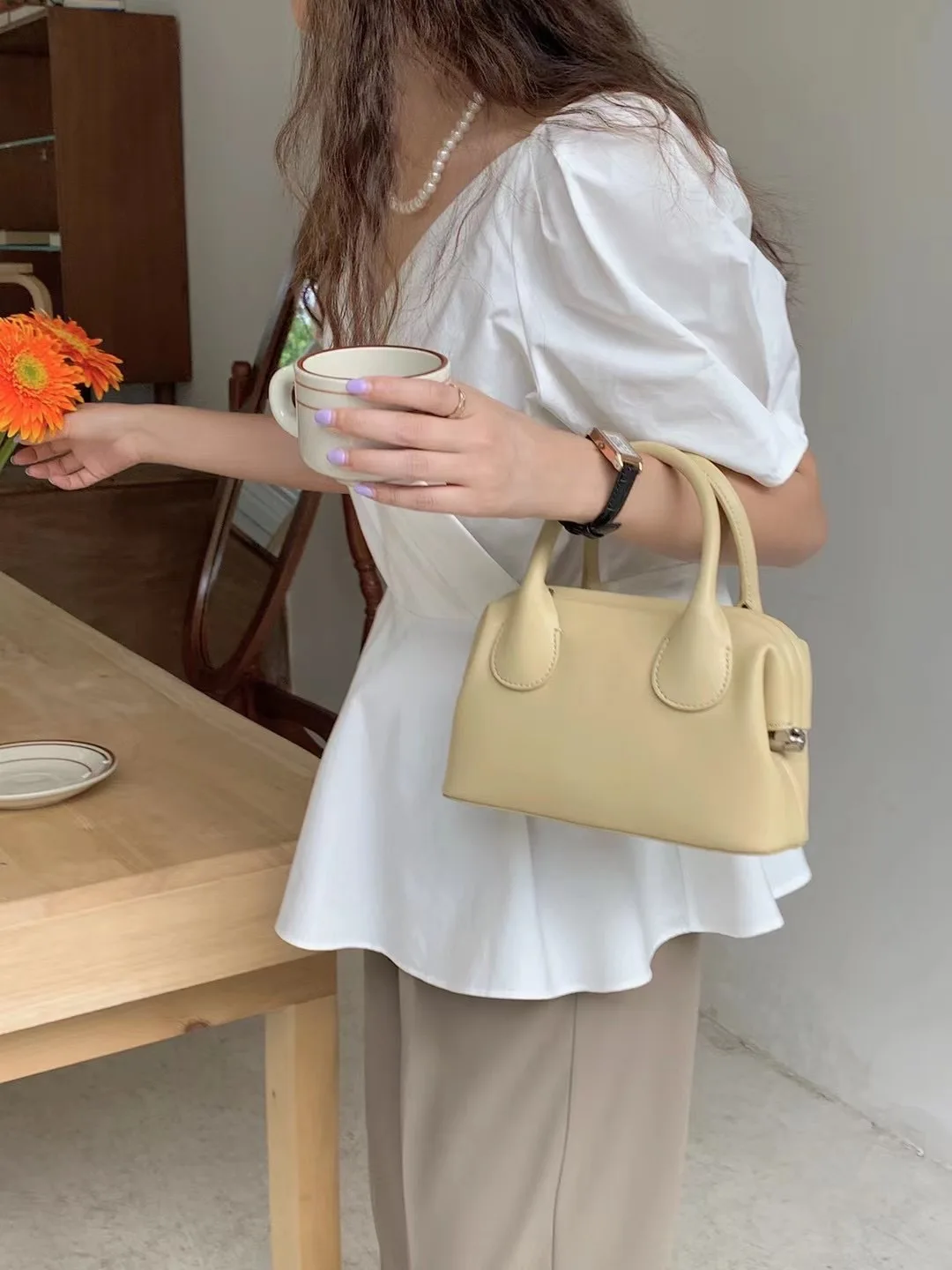 

2022 New Leather Designer Handbag Handbag Handbag Women's Bag