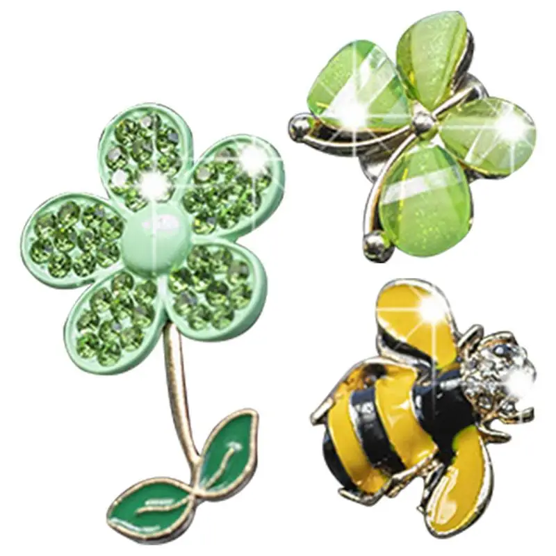 

Car Air Vent Decor Flowers 3pcs Flower Air Vent Clip Car Interior Decoration Car Clip Freshener Air Conditioner Cute Charm