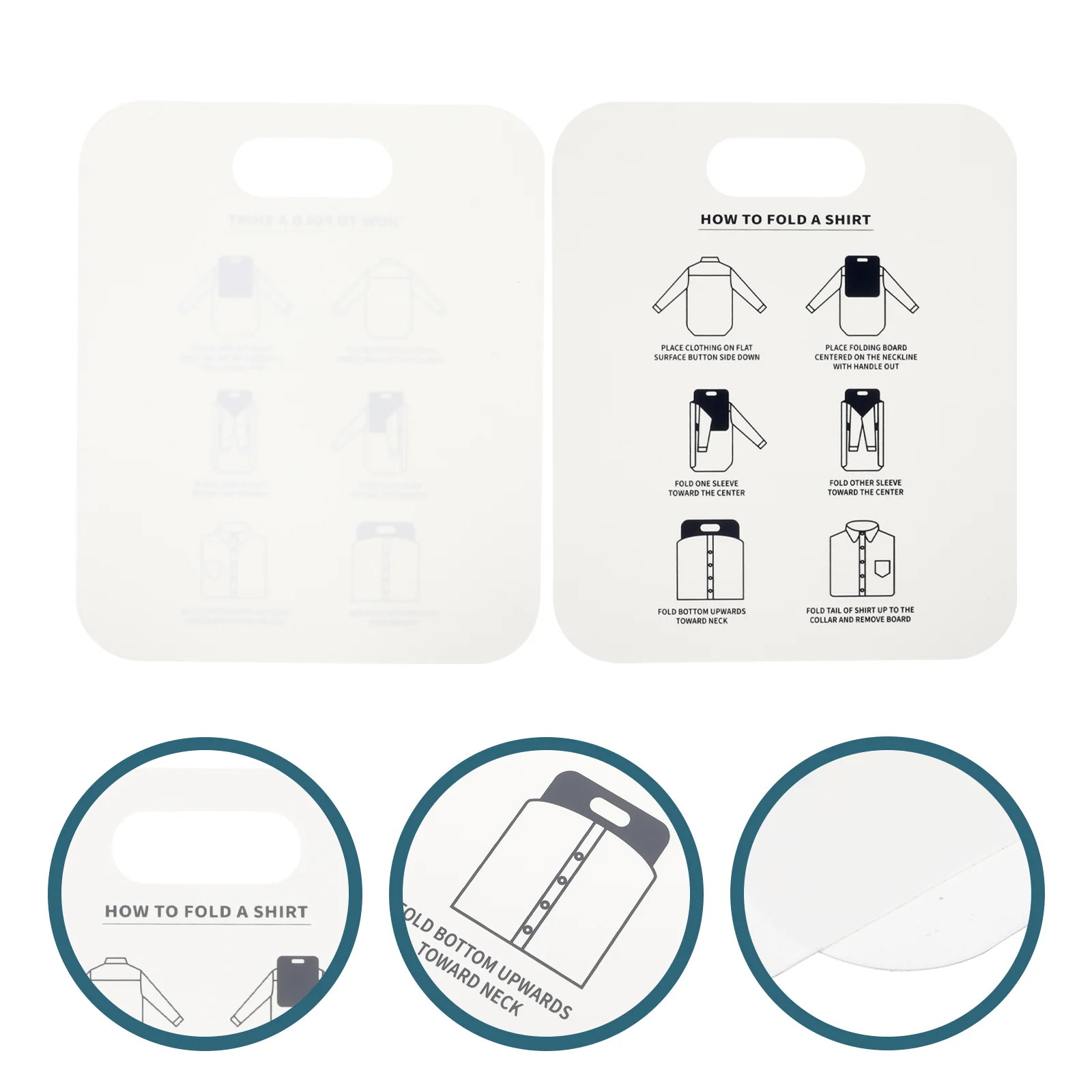 

2Pcs T Shirts Shirt Lining Board T- Shirt Cardboard Sheet Folding Board for Shirt Shirt Folding Board Clothes Folders