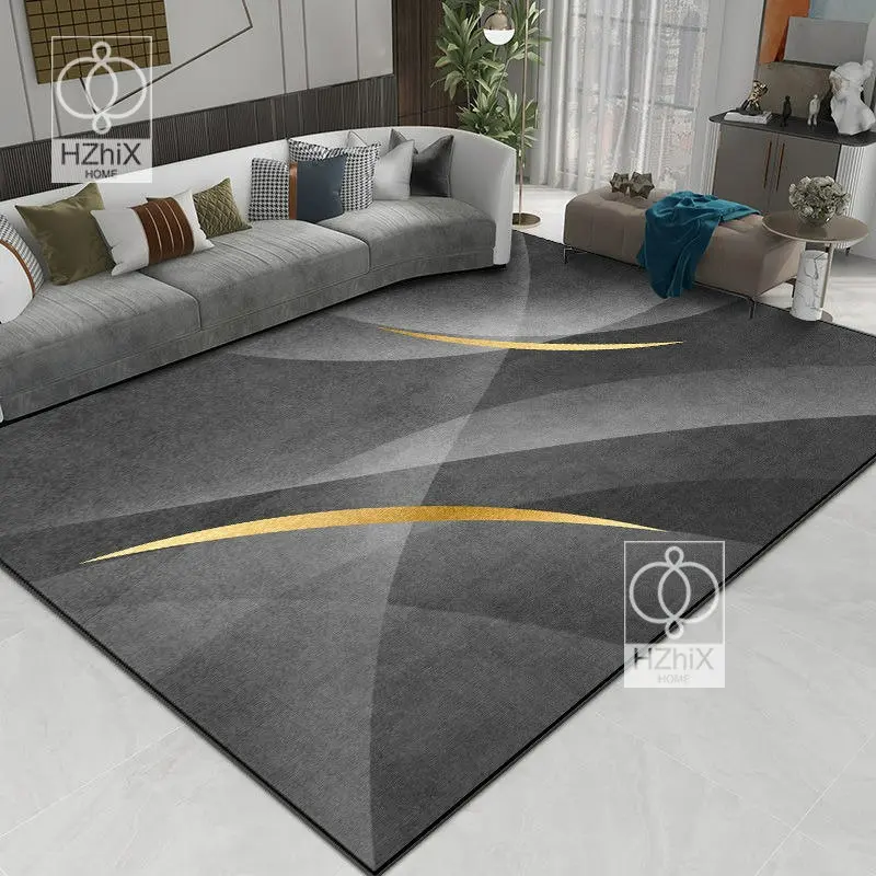

Deluxe Large Area Carpet Nordic style Living Room Home Bedroom Decorative Rug Flannel Soft Lounge Entrance Doormat Foot Area Mat