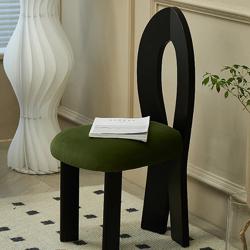 

Wood Lounge Chair Makeup Postmodern Balcony Minimalist Dining Chairs Nordic Designer Silla Comedor Bedroom Furniture GXR41XP