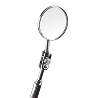 telescoping inspection mirror 30 mm diameter 17 to 49 cm retractable length