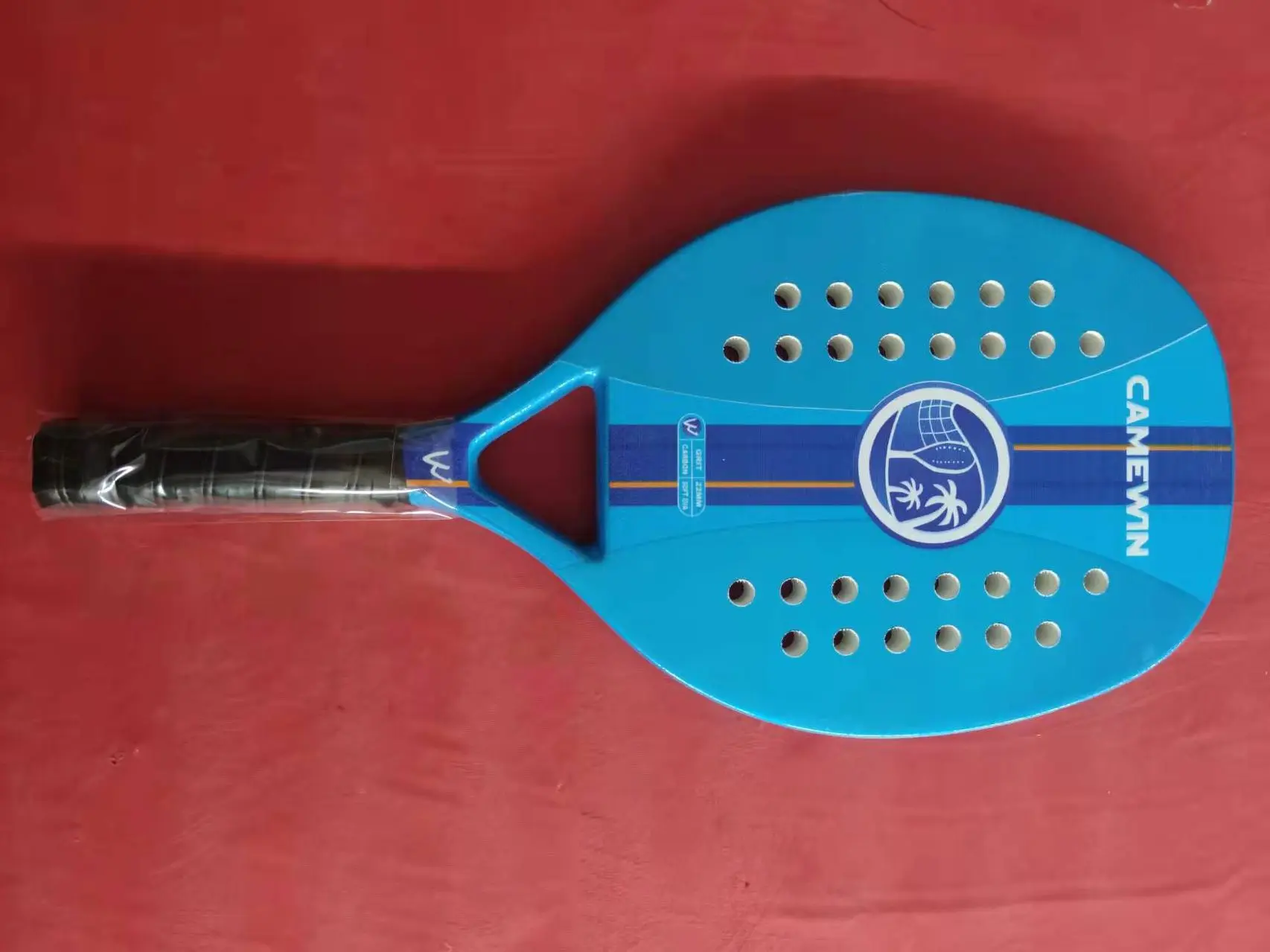 

Высококачественная ракетка для пляжного тенниса из углеродного и стекловолокна, ракетка для тенниса на мягком лице с защитным чехлом