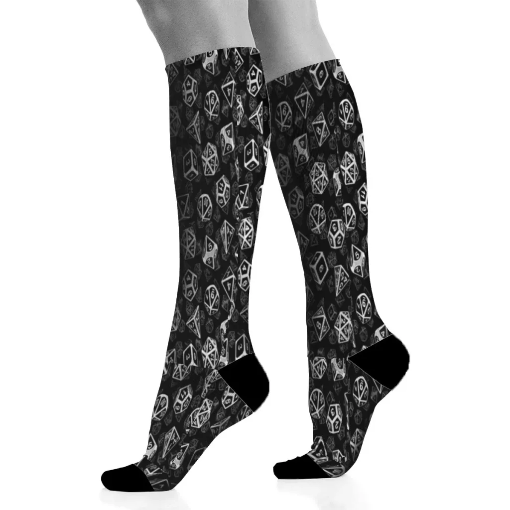 D20 Dice Set Pattern Men'S Socks Gift For Men and Women Teens Socks