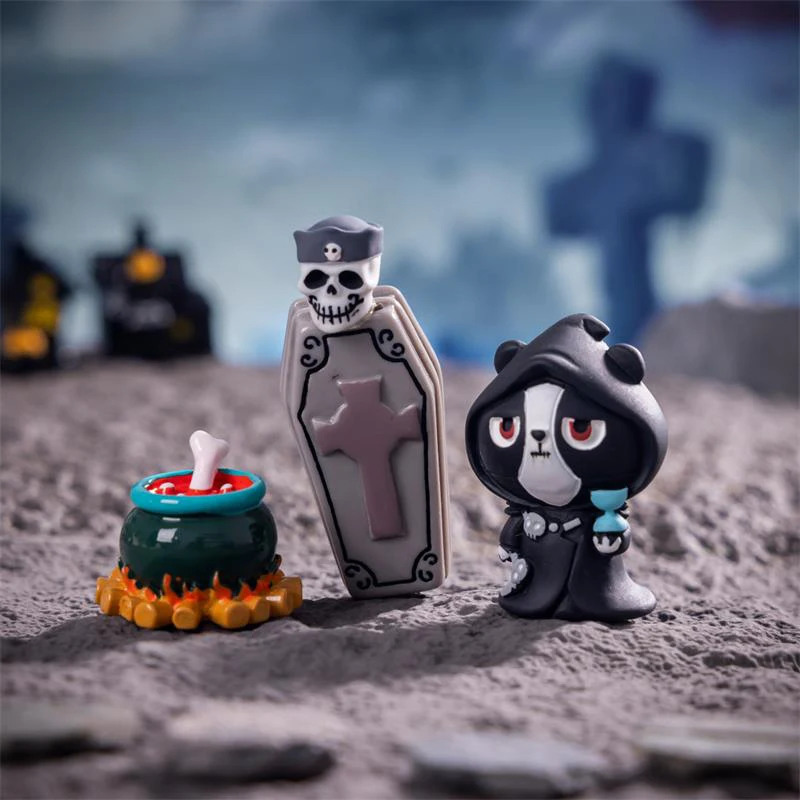 Креативный Хэллоуин ужас скелет гроб микро Ландшафтные украшения фотореквизит