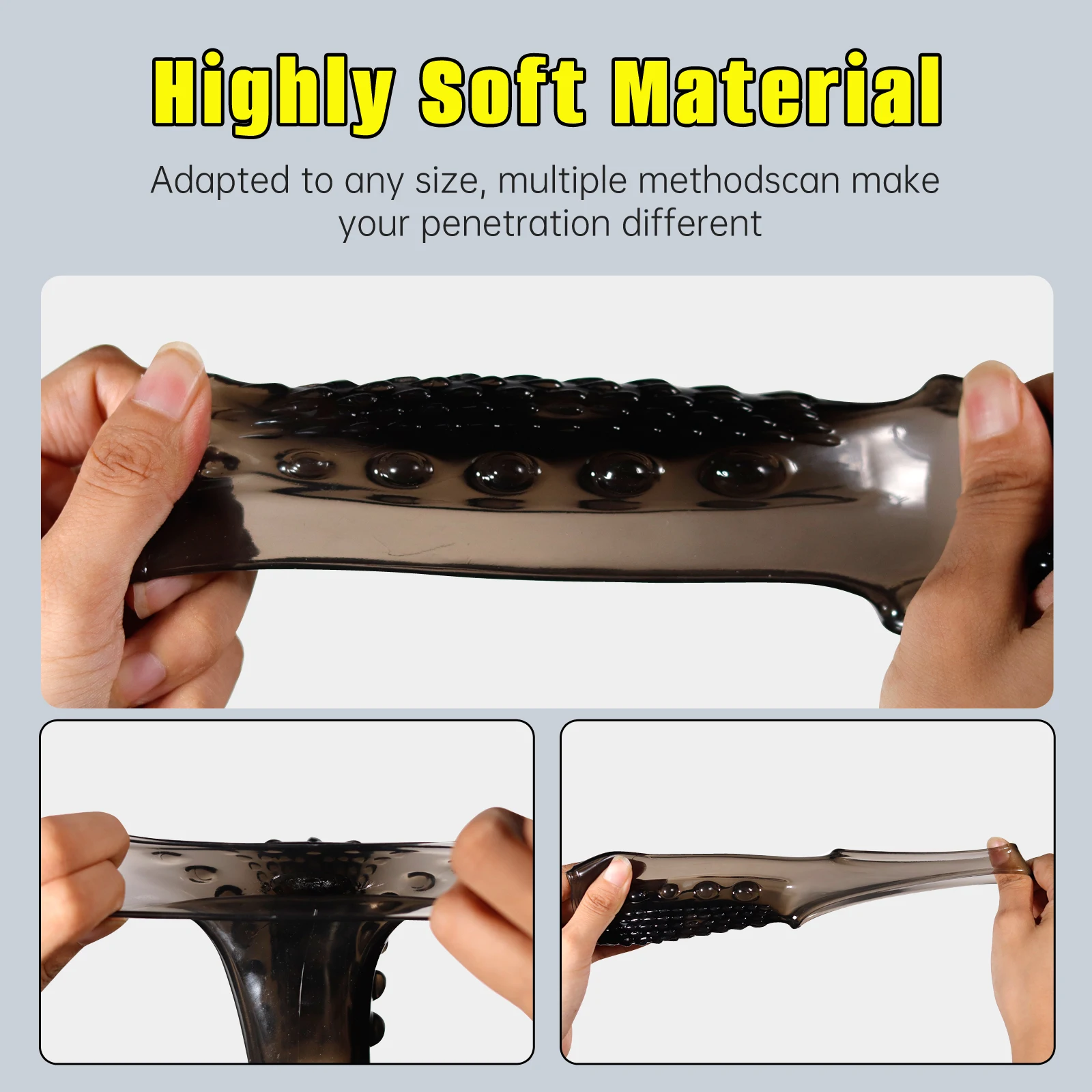 Силиконовый удлинитель для пениса секс-игрушка взрослых