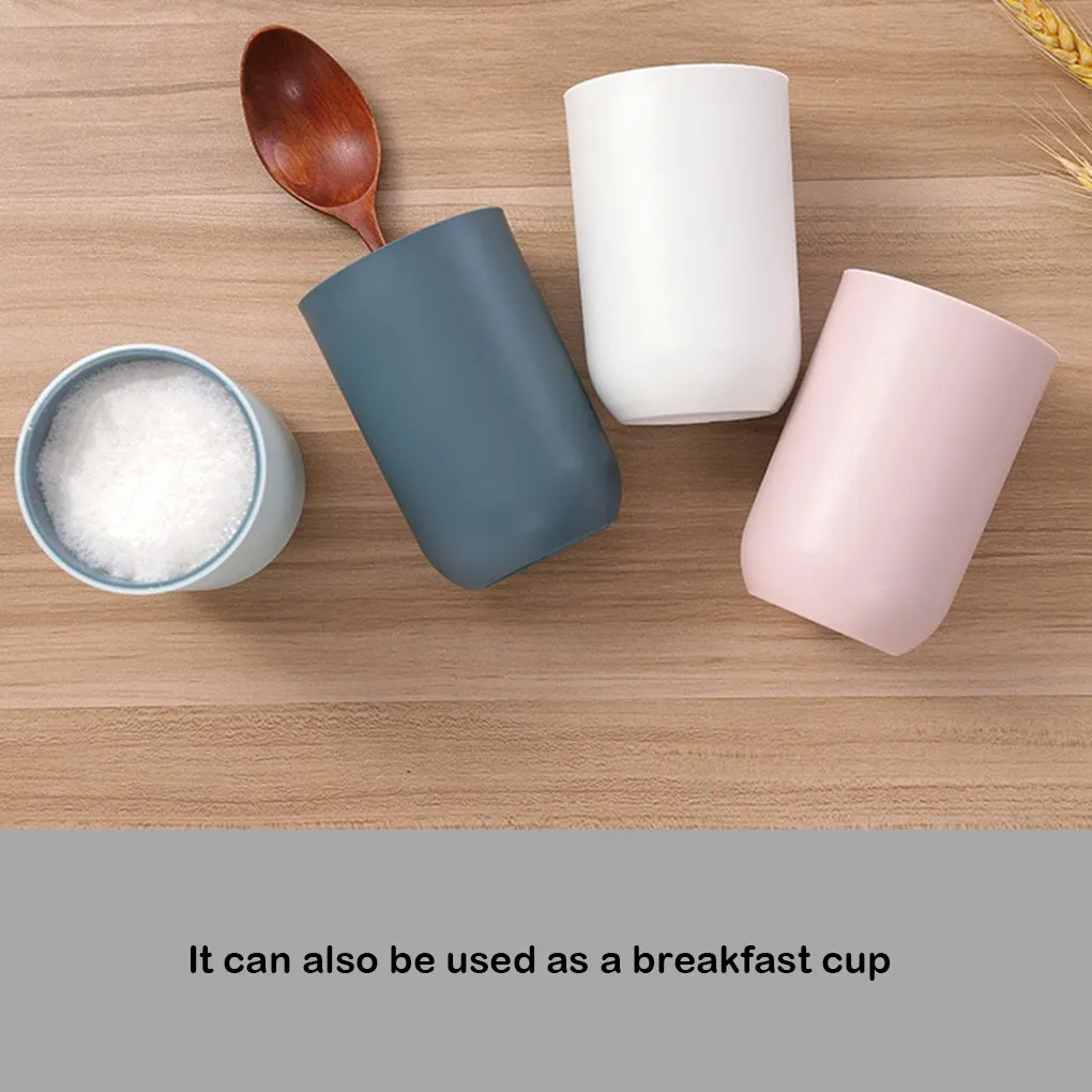 

Adults Kids Simple Design Mouth Wash Cup Home Hotel Children Toiletry Mug Women Men Container Birthday Gift Blue